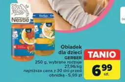 Carrefour Obiadek dla dzieci GERBER 250 g oferta