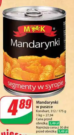 Dino Mandarynki w puszce oferta