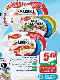 Dino Filety z makreli 170-102 g oferta