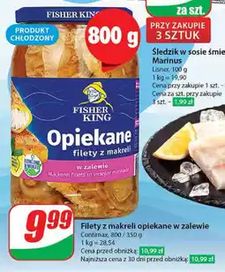 Dino filety z makreli opiekane w zalewie 800/350 g oferta