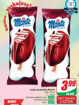 Dino Lody na patyku Monte Zott, 110 ml oferta