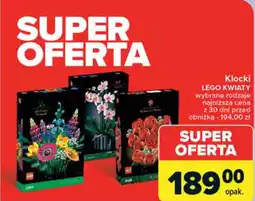 Carrefour Klocki LEGO KWIATY oferta