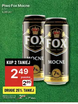 Delikatesy Centrum Piwo Fox oferta