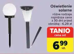 Carrefour Oświetlenie solarne oferta