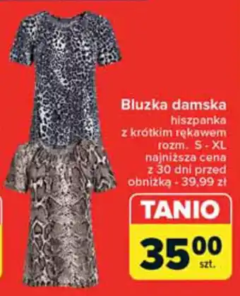 Carrefour Bluzka damska oferta