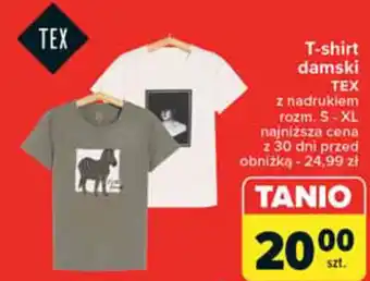 Carrefour T-shirt damski TEX oferta