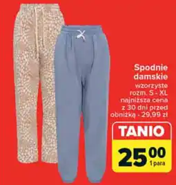 Carrefour Spodnie damskie oferta