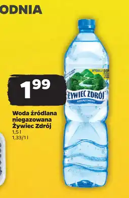 Netto Woda źródlana niegazowana Żywiec Zdrój oferta