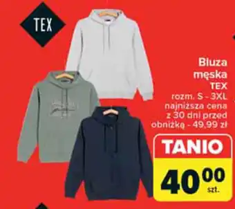 Carrefour Bluza męska TEX oferta