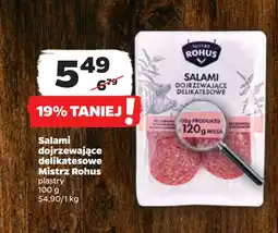 Netto Salami dojrzewające delikatesowe Mistrz Rohus oferta