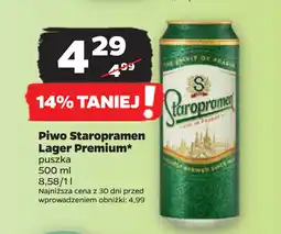 Netto Piwo Staropramen Lager Premium oferta