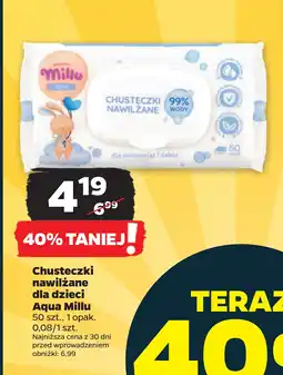 Chusteczki nawilżane dla dzieci Aqua Millu
