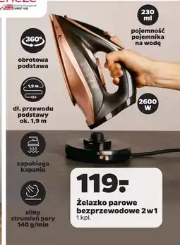 Netto Żelazko parowe bezprzewodowe 2 w 1 oferta