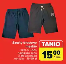 Carrefour Szorty dresowe męskie oferta