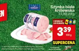 Delikatesy Centrum Szynka biała królewska 100 g oferta