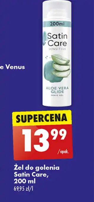 Biedronka Żel do golenia Satin Care oferta