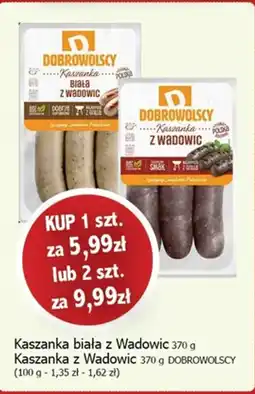 DOBROWOLSCY Kaszanka biała z Wadowic 370 g Kaszanka z Wadowic 370 g