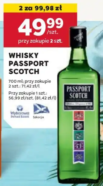 Stokrotka WHISKY PASSPORT SCOTCH 700ml oferta