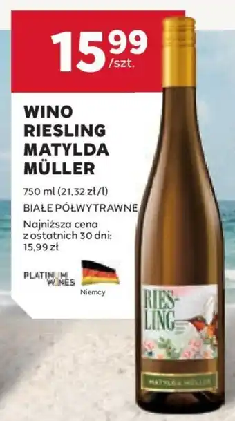 Stokrotka WINO RIESLING MATYLDA MÜLLER 750ml oferta