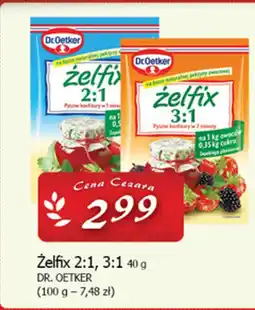 Cezar Delikatesy Żelfix 2:1, 3:1 40 g DR. OETKER oferta