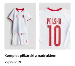 Komplet piłkarski z nadrukiem Polska