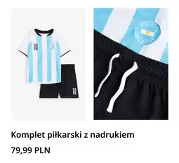 H&M Komplet piłkarski z nadrukiem Argentyna oferta