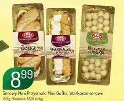 Serowy Mini Przysmak Mini Gołka Warkocze serowe Mlekovita 160g