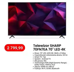 Media Expert Telewizor SHARP 70FN7EA 70" LED 4K oferta