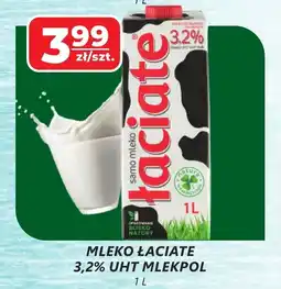 Top Market MLEKO ŁACIATE 3,2% UHT MLEKPOL 1l oferta