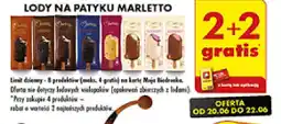 Biedronka LODY NA PATYKU MARLETTO oferta