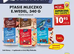 Biedronka PTASIE MLECZKO E.WEDEL 340 G oferta