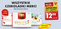 Biedronka WSZYSTKIE CZEKOLADKI MERCI 210-250g oferta