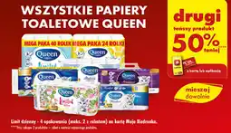 Biedronka WSZYSTKIE PAPIERY TOALETOWE QUEEN oferta