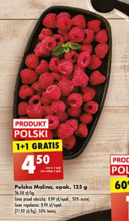 Biedronka Polska Malina 125g oferta