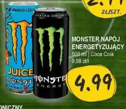 Słoneczko MONSTER NAPÓJ ENERGETYZUJĄCY 250 ml oferta