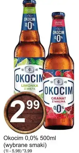 Okocim Piwo bezalkoholowe z lemoniadą limonka z miętą 500 ml