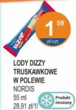 Rabat LODY DIZZY TRUSKAWKOWE W POLEWIE 55 ml oferta