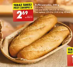 Biedronka Bułka paryska 240 g oferta