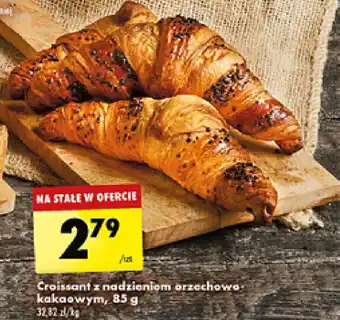 Biedronka Croissant z nadzieniem orzechowo kakaowym, 85 g oferta