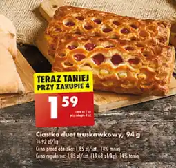 Biedronka Ciastko duct truskawkowy, 94 g oferta