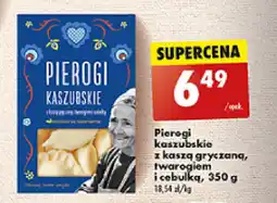 Biedronka Pierogi kaszubskie z kaszą gryczaną, twarogiem i cebulką, 350 g oferta