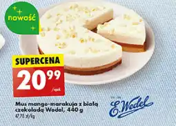 Biedronka Mus mango-marakuja z białą czekoladą Wedel, 440 g oferta