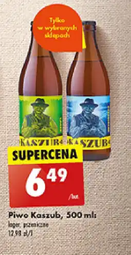 Biedronka Piwo Kaszub 500 ml oferta