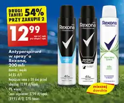 Biedronka Antyperspirant w spray'u Rexona, 200 ml oferta