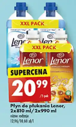 Biedronka Płyn do płukania Lenor, 2 x 810 ml / 2 x 990 ml oferta