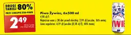 Biedronka Piwo Żywiec, 6 x 500 ml oferta