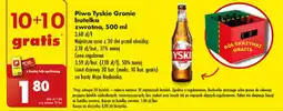 Biedronka Piwo Tyskie Gronie butelka zwrotna, 500 ml oferta