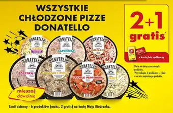 Biedronka WSZYSTKIE CHŁODZONE PIZZE DONATELLO oferta