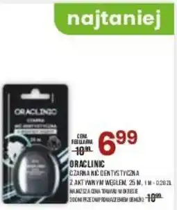 Drogerie Natura ORACLINIC CZARNA NIĆ DENTYSTYCZNA 25 ML oferta