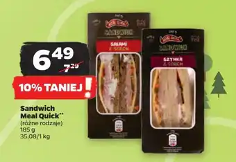 Netto Kanapka z szynką i serem MEAL QUICK SANDWICH oferta